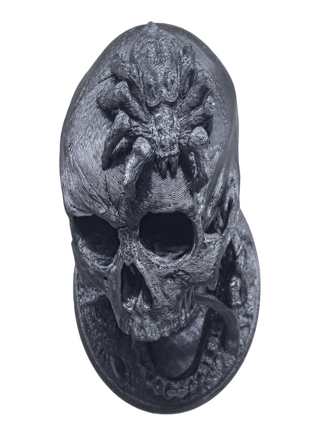 XJPONGC Skull Dice Tower Dungeons and Dragons RPG abletop Roleplaying Game Jail D&D (Random 7PCS D20 Dice Set Included) Black - Image 4
